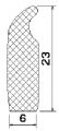 MZS 25042 - EPDM sponge rubber profiles - Door-frame profiles