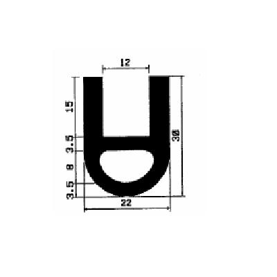TU1- 2568 - rubber profiles - U shape profiles