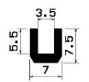 TU1- 0605 - rubber profiles - U shape profiles
