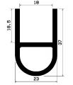 TU1- 1035 - rubber profiles - U shape profiles