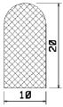 50240 - silicone sponge profiles - Semi-circle, D-profiles 50240 - silicone sponge profiles - Semi-circle, D-profiles