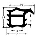 Z1 -1296 - rubber profile - Door-frame profiles