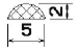 50380 SPS - EPDM rubber profiles - Semi-circle, D-profiles 50380 SPS - EPDM rubber profiles - Semi-circle, D-profiles