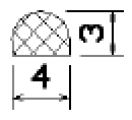 50390 - silicone sponge profiles - Semi-circle, D-profiles 50390 - silicone sponge profiles - Semi-circle, D-profiles