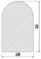 50430 - silicone sponge profiles - Semi-circle, D-profiles 50430 - silicone sponge profiles - Semi-circle, D-profiles