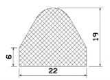 MZS 25777 - EPDM sponge profiles - Semi-circle, D-profiles