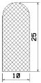 50580 - silicone sponge profiles - Semi-circle, D-profiles 50580 - silicone sponge profiles - Semi-circle, D-profiles
