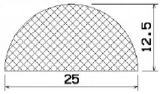 50030 - silicone sponge profiles - Semi-circle, D-profiles 50030 - silicone sponge profiles - Semi-circle, D-profiles