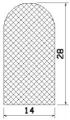 50051 - silicone sponge profiles - Semi-circle, D-profiles 50051 - silicone sponge profiles - Semi-circle, D-profiles