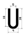 - TU1- G598 - rubber profiles - U shape profiles