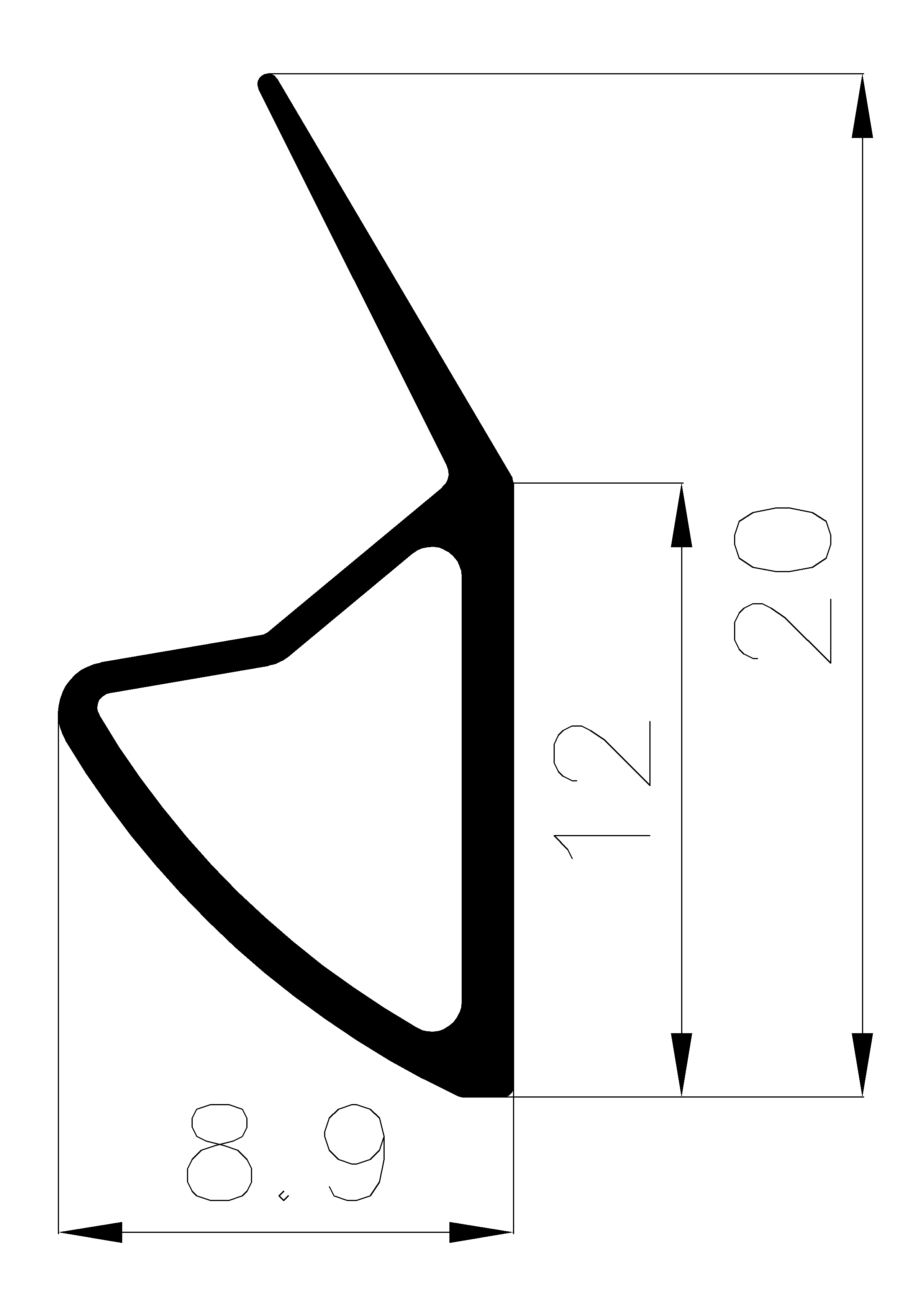 10320370KG - rubber profile - Door-frame profiles