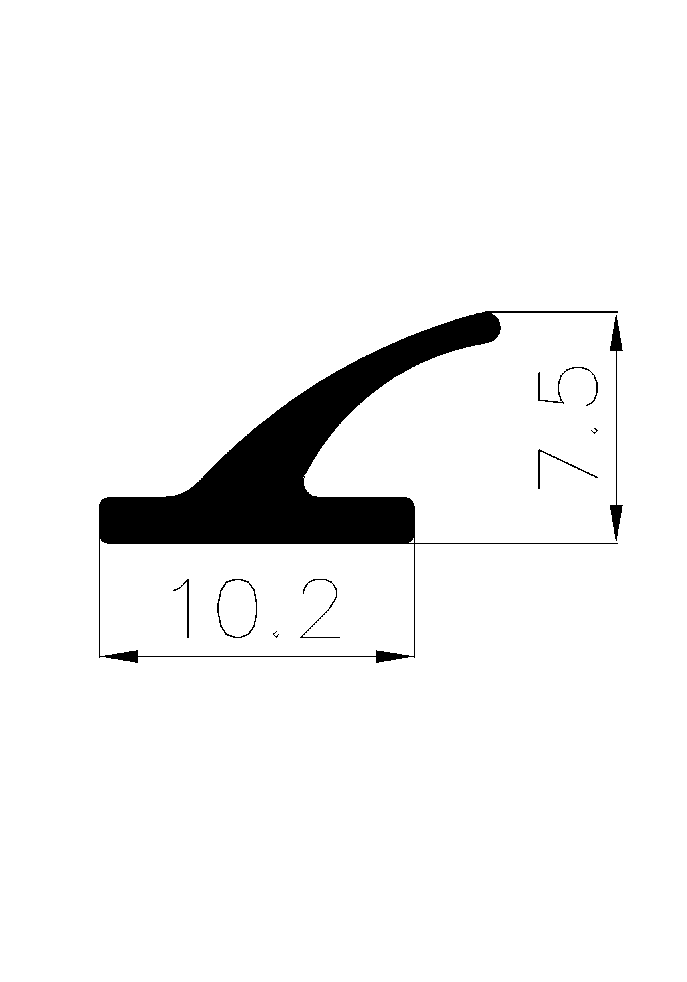 11880365KG - rubber profile - Door-frame profiles