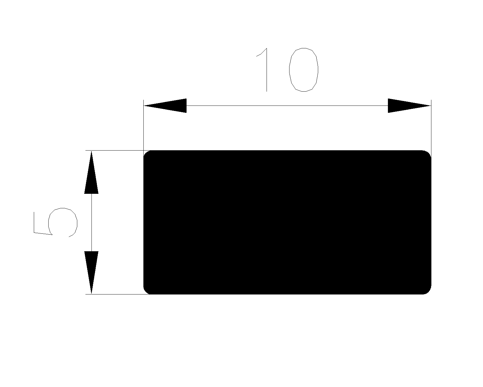 9510365KG - rubber profiles - Square profiles