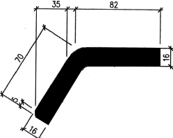 Wi - G654 - rubber profiles - Angle shape profiles